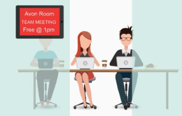 ESS-DigitalSignage-RoomScreens Meeting room and workspace booking screens