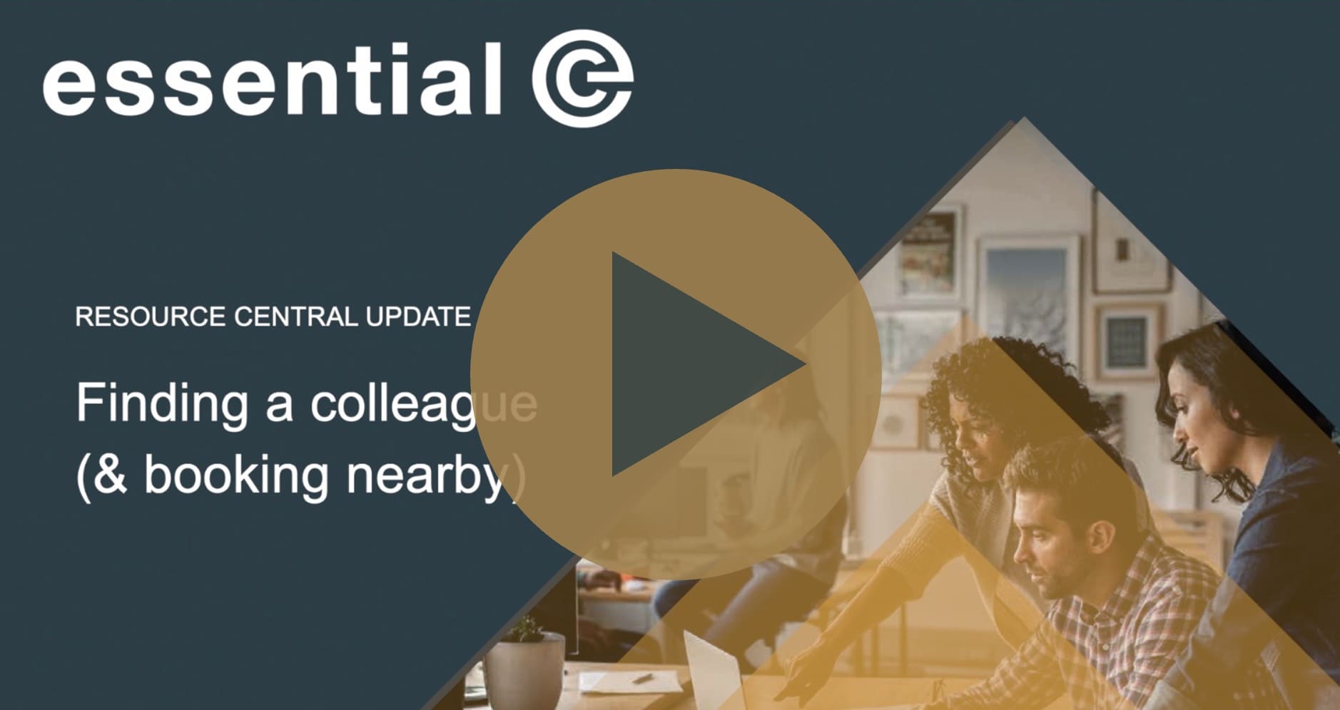 Finding a co-worker and booking a desk nearby | Essential