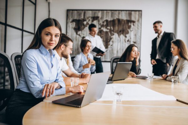 Essential-group-people-working-out-business-plan-office