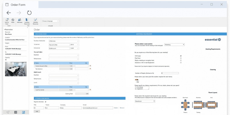 Meeting Room Booking Software