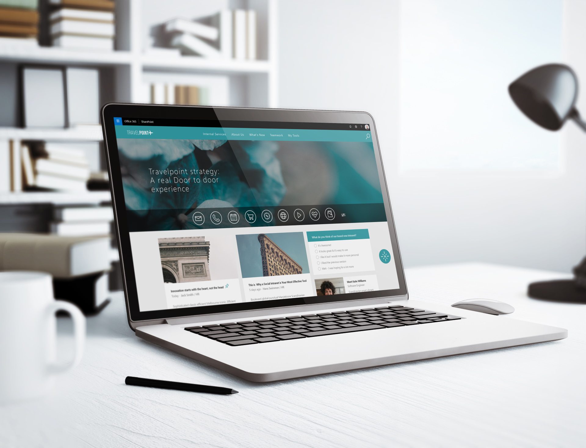 Essential-out-of-box-modern-SharePoint-Intranet Professional-looking SharePoint Intranet