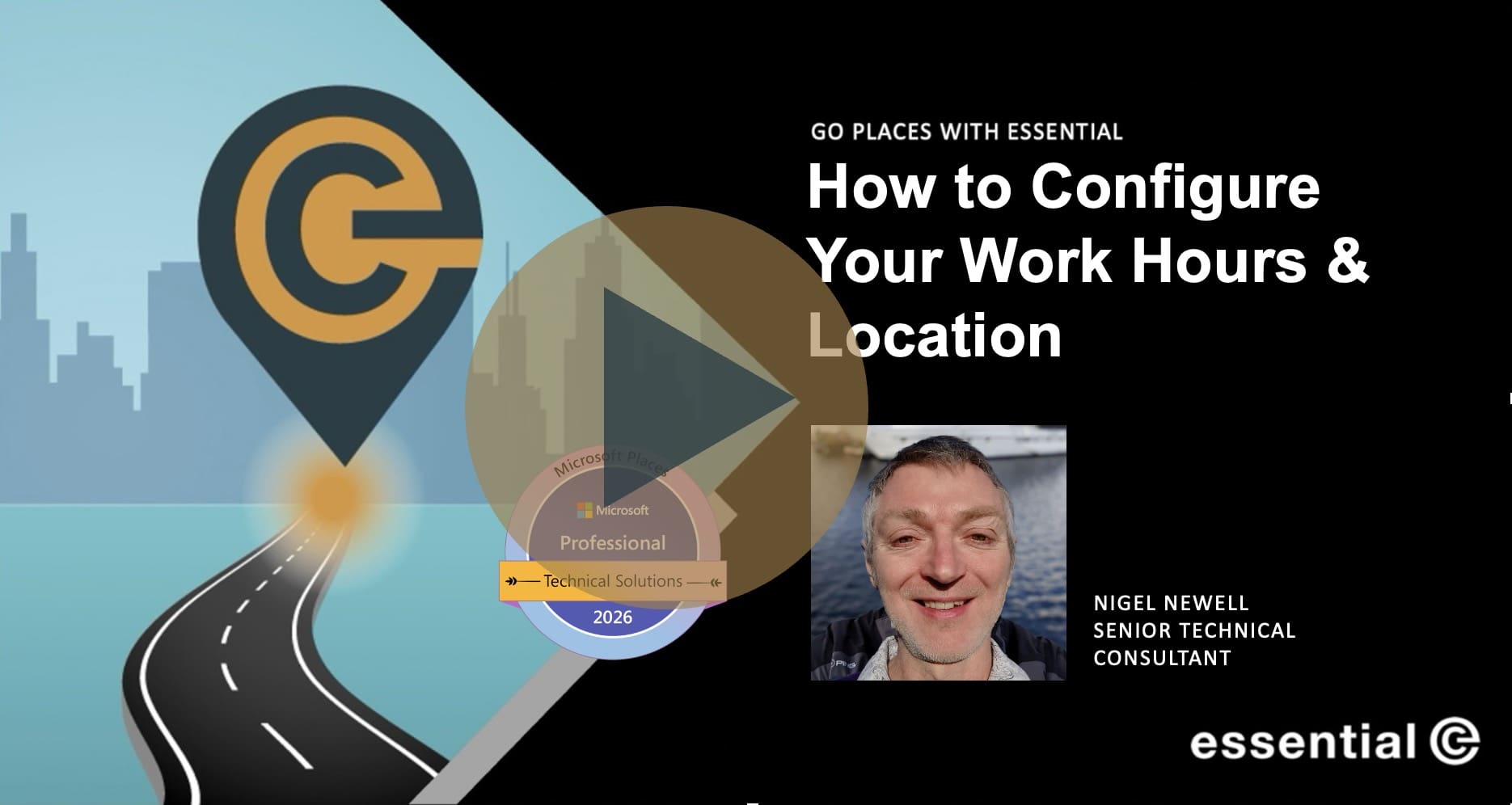 Configure work hours and location in Microsoft Outlook.