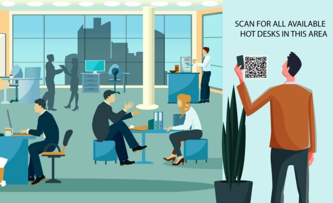 Explore the power of QR signs for desk & workspace booking