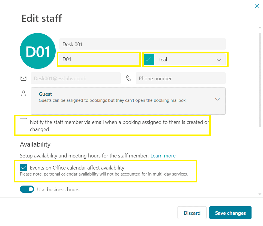 How to configure Microsoft Bookings as a Desk Booking System Essential