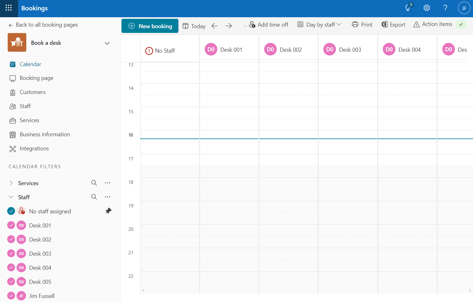 How to configure Microsoft Bookings as a Desk Booking System Essential