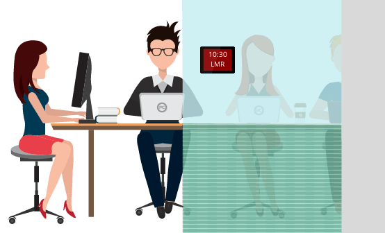 meeting room booking touch screens